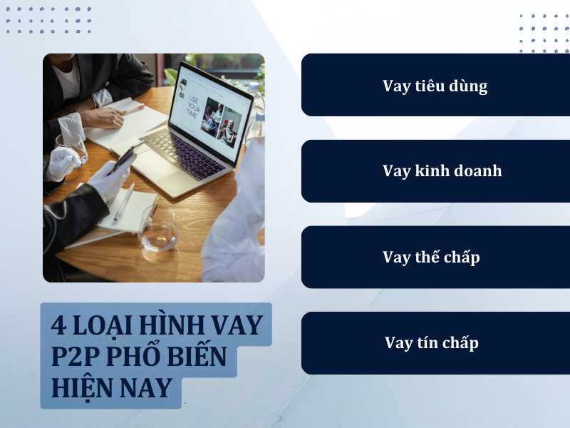 Các loại hình vay P2P phổ biến